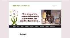 Desktop Screenshot of mediationfamiliale95.com