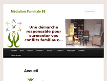 Tablet Screenshot of mediationfamiliale95.com